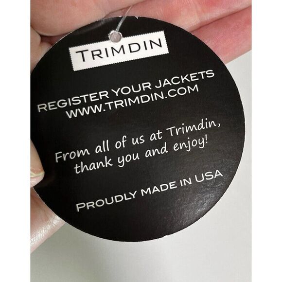 Trimdin Artisan Jacket Size Small Navy Blue Paisley Reversible Jacquard New - Picture 7 of 12